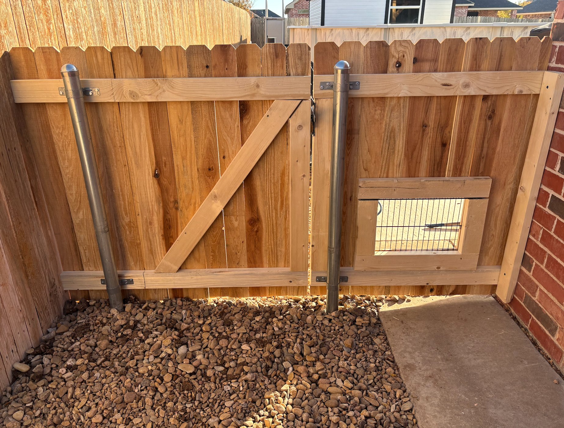 Wood Fencing example